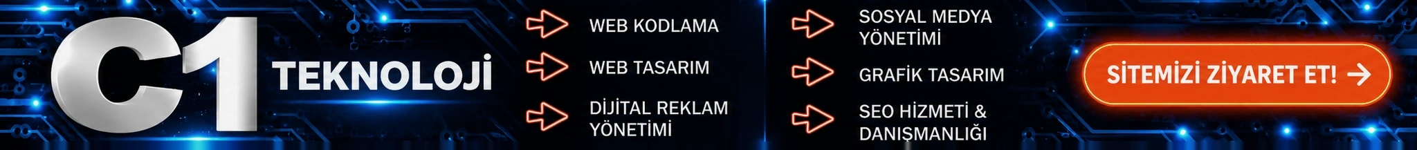 C1 Teknoloji reklamı