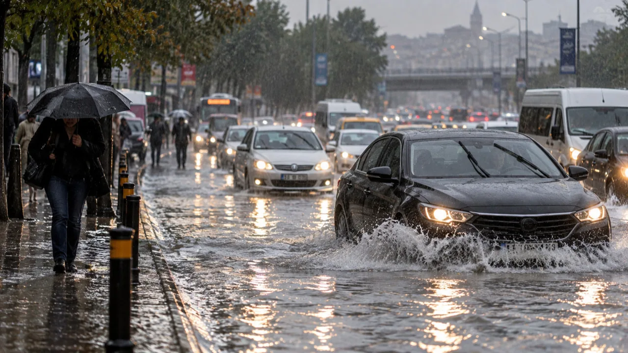İstanbul'da sel uyarısı: Mesainin bitmesini beklemeyin, erken çıkın