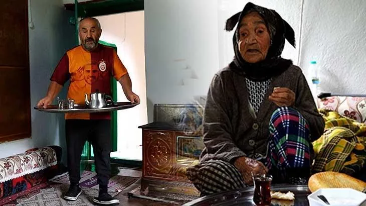 Ne duyabiliyor ne de görebiliyor: 63 yaşındaki Akça, 94 yaşındaki annesine bakıyor
