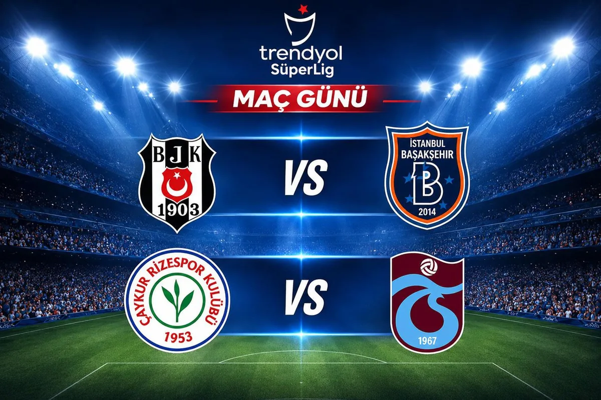 Süper Lig'de İki Maçın Başlangıç Kadroları Netleşti