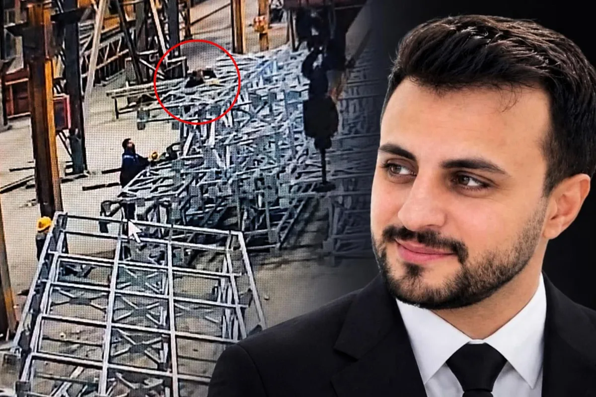 24 yaşındaki işçi çelik platformun altında kalarak hayatını kaybetti