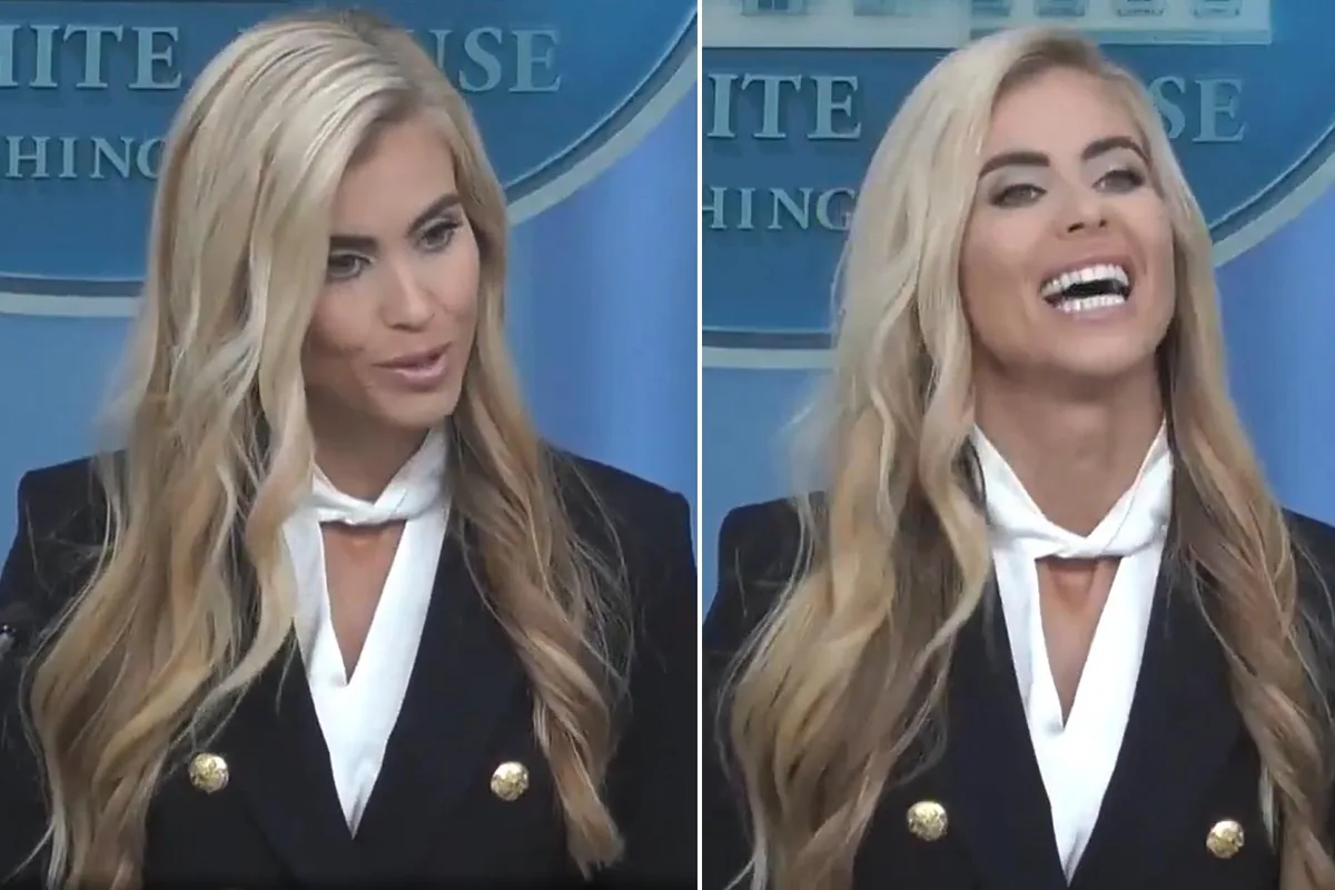 Trump'ın yeni sözcüsü ilk basın toplantısında pot kırdı