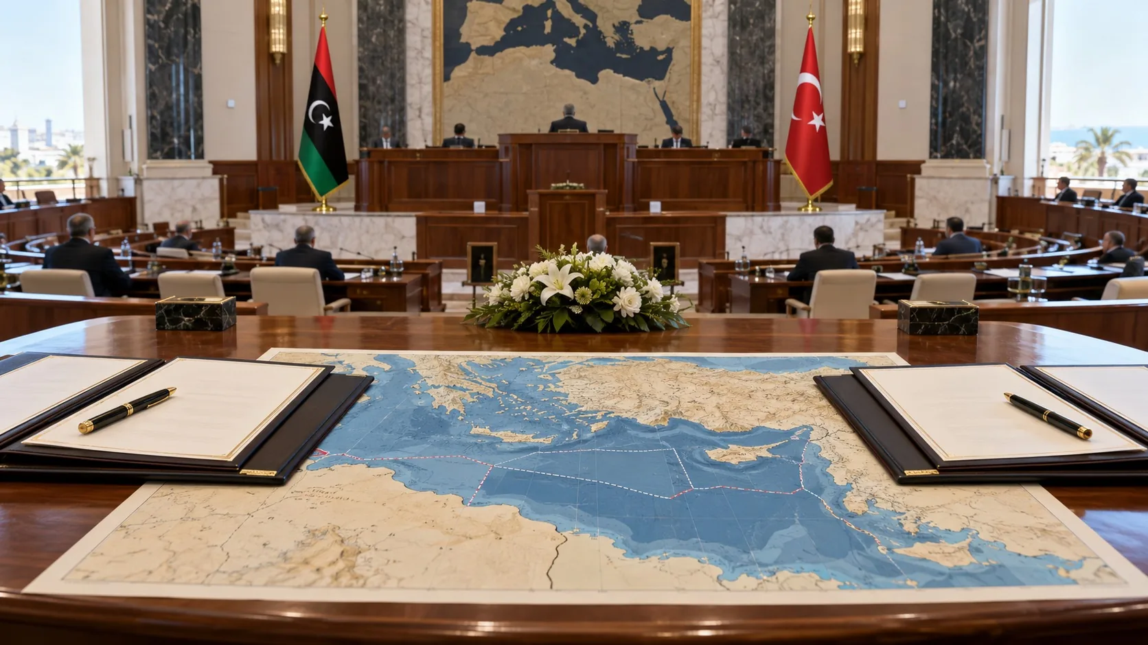 Libya'dan Türkiye ile imzalanan deniz yetki alanları anlaşmasına onay