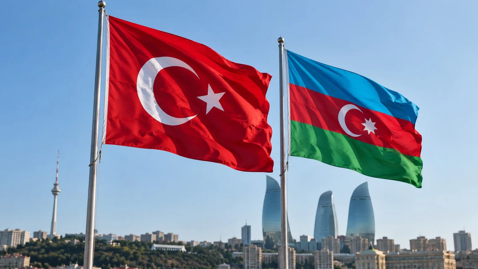 DMM'den Azerbaycan'da Türk Bayrağının İndirilmeye Çalışıldığı İddialarına Yalanlama