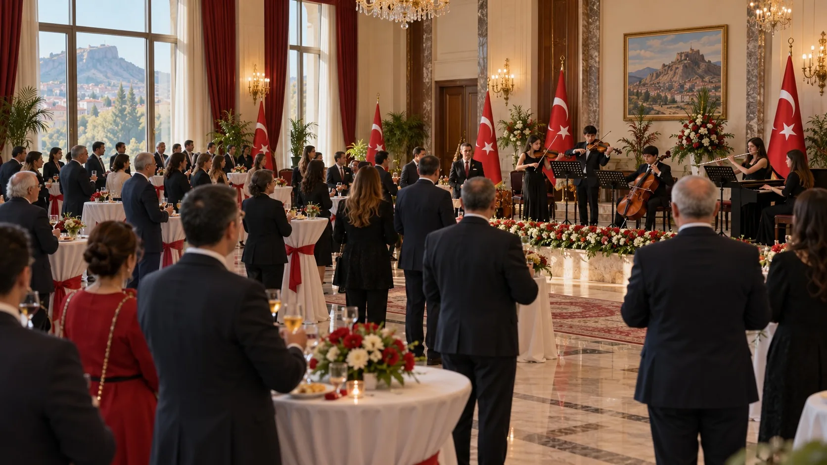 Çankırı'da Cumhuriyetin 103. Yılı İçin Kabul Töreni Düzenlendi