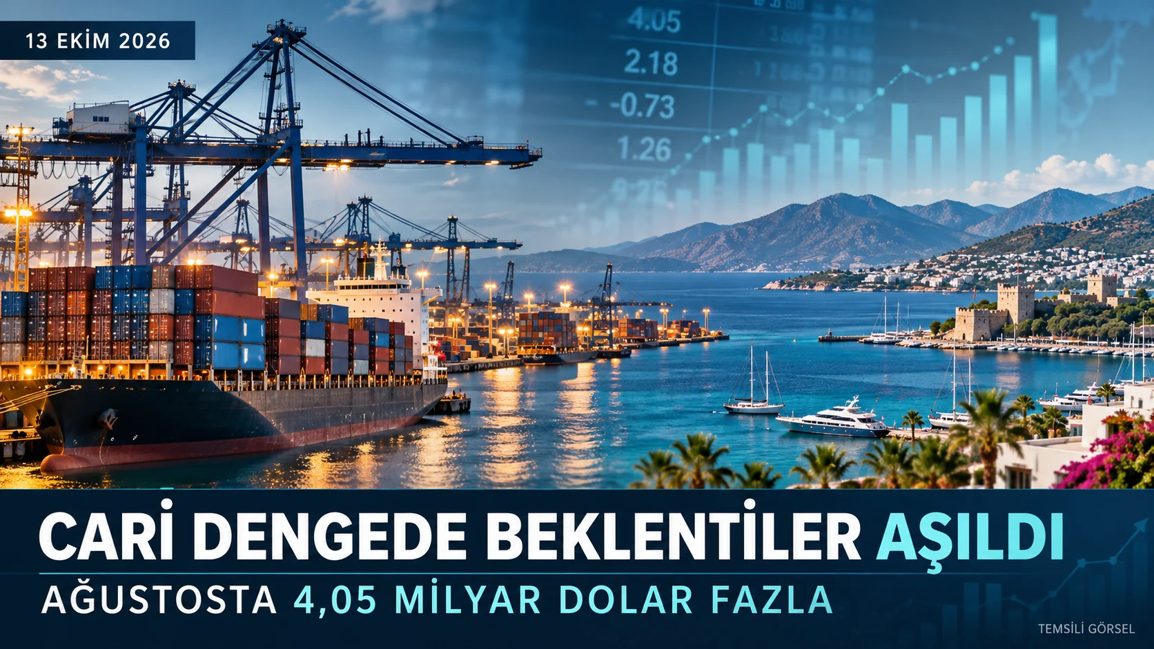 Cari dengede beklentileri aşan sonuç! Ağustosta 4 milyar dolarlık fazla