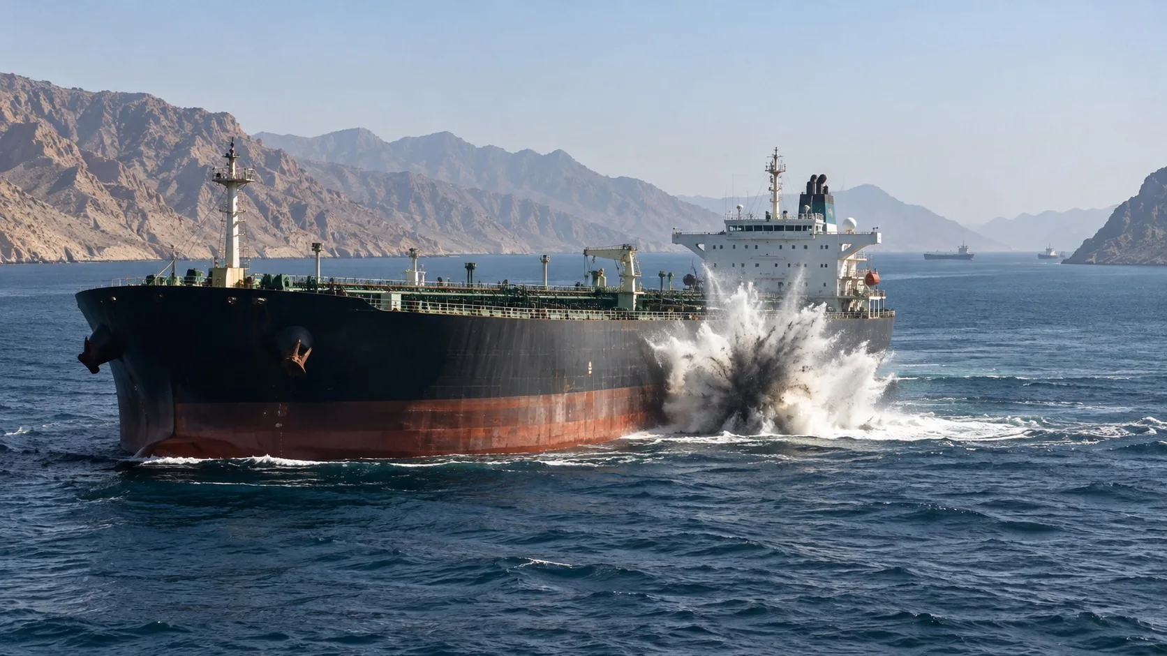 İran'dan Açıklama: Hürmüz Boğazı'nda Süper Tanker Deniz Mayınına Çarptı