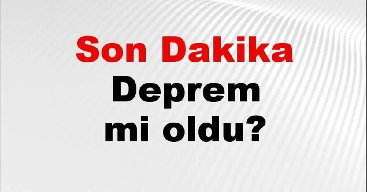 Muğla’da Son Deprem Bilgileri: AFAD ve Kandilli Başlıkları
