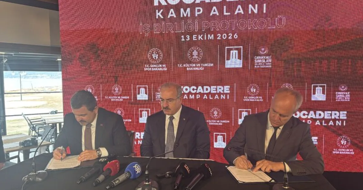 Kocadere Kamp Alanı'nda iş birliği protokolü imzalandı
