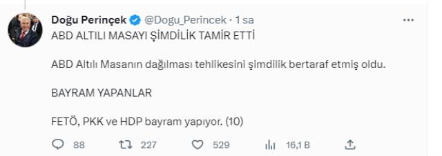 Perinçek'ten Akşener'in 6'lı Masa'ya geri dönmesine dikkat çeken yorum: ABD krize el koydu, İYİ Parti açıkta kaldı