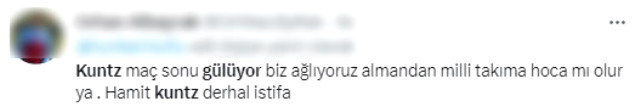 Kuntz'un Hırvatistan maçının bitmesiyle saha içinde yaptığına tepkiler çığ gibi: Derhal istifa et