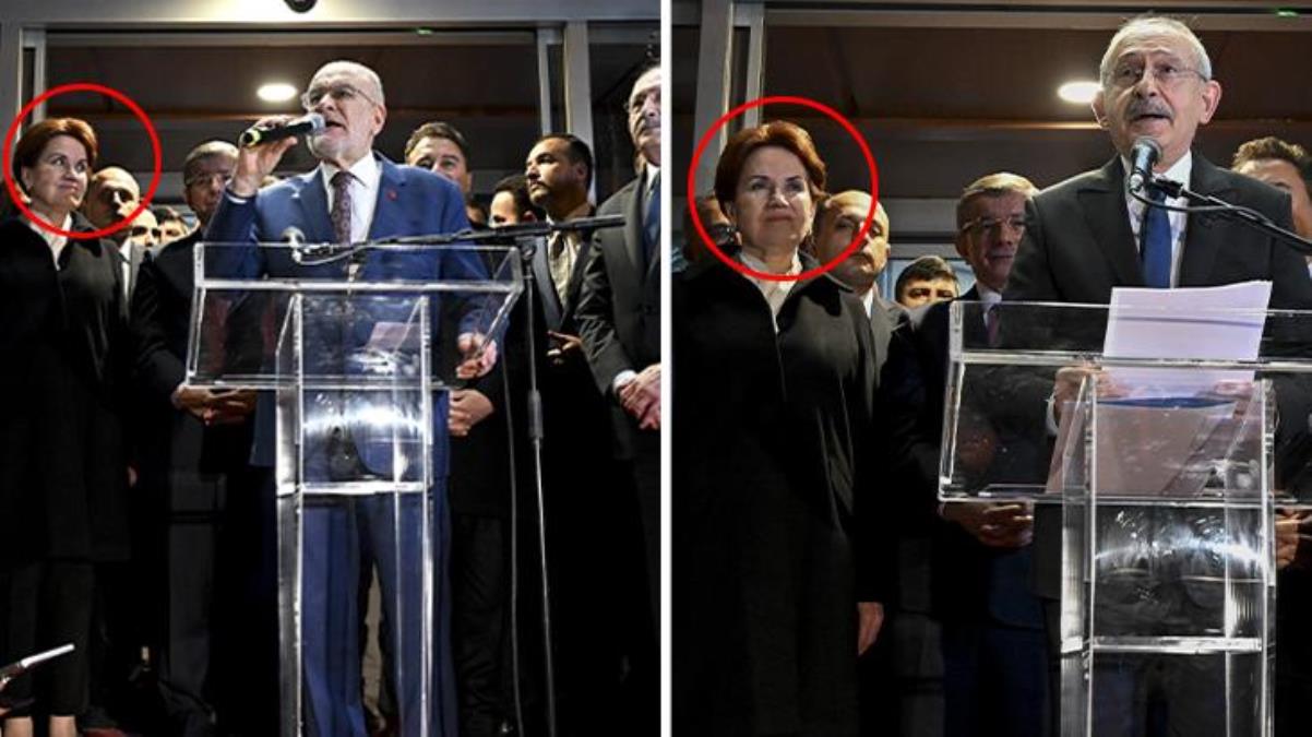 Adayın açıklandığı anlara damga vuran görüntü! Akşener’in yüz ifadesine dikkat