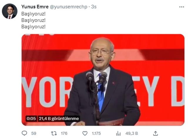 Önce paylaşıp sonra sildiler! CHP'liler Kılıçdaroğlu'nun adaylığını resmen ilan etti