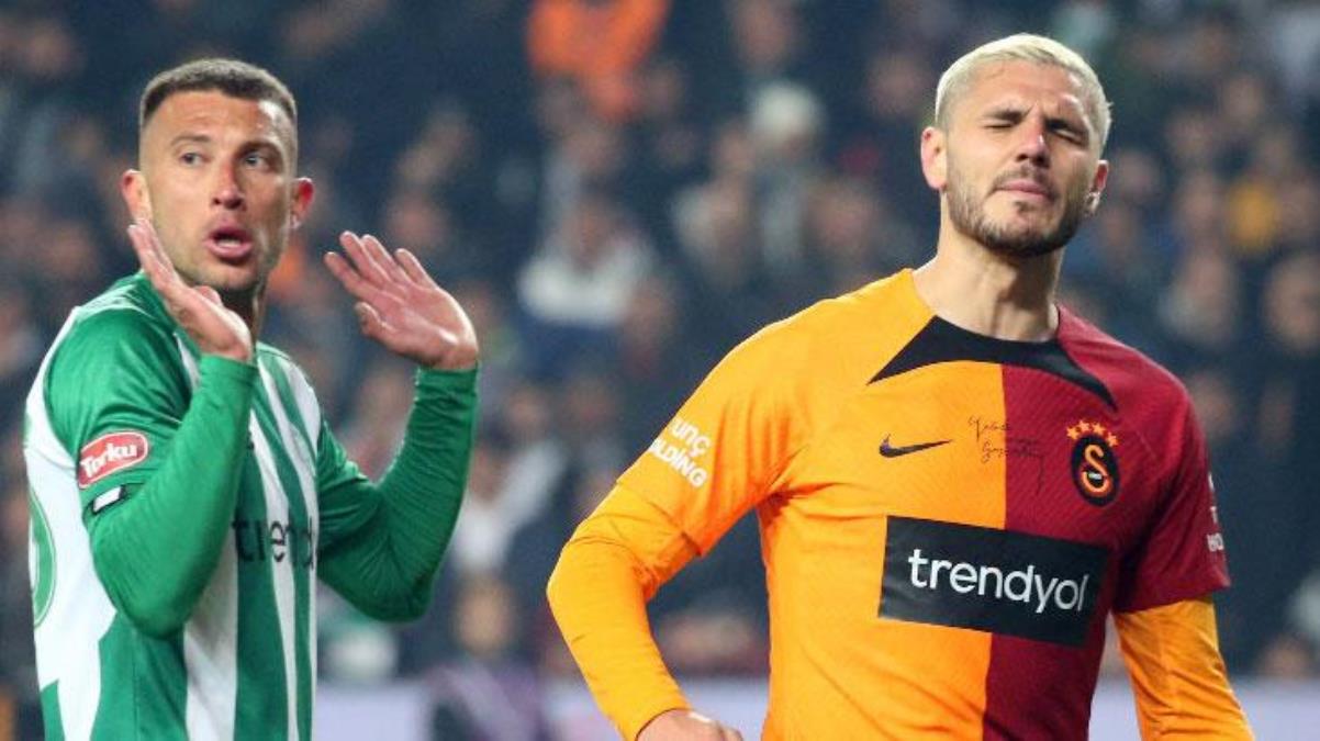 Liderin 14 maçlık galibiyet serisi son buldu! Konyaspor, Galatasaray’ı 2-1’lik skorla mağlup etti