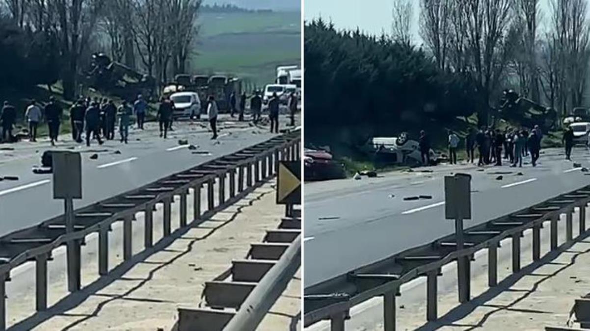 İstanbul’da TEM Otoyolu’ndaki kazada 6 kişi hayatını kaybetti