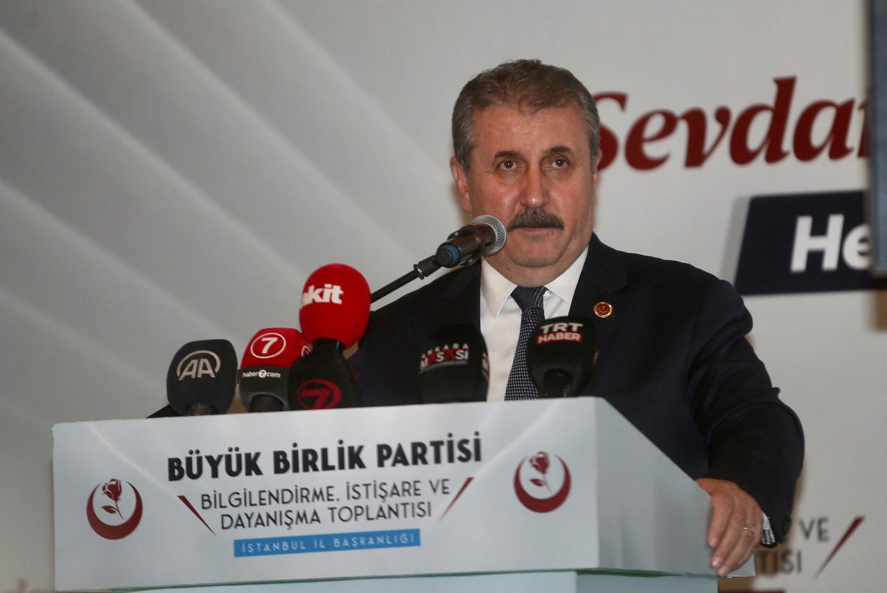 BBP Genel Başkanı Mustafa Destici: Muhalefet felaket tellallığı yapıyor