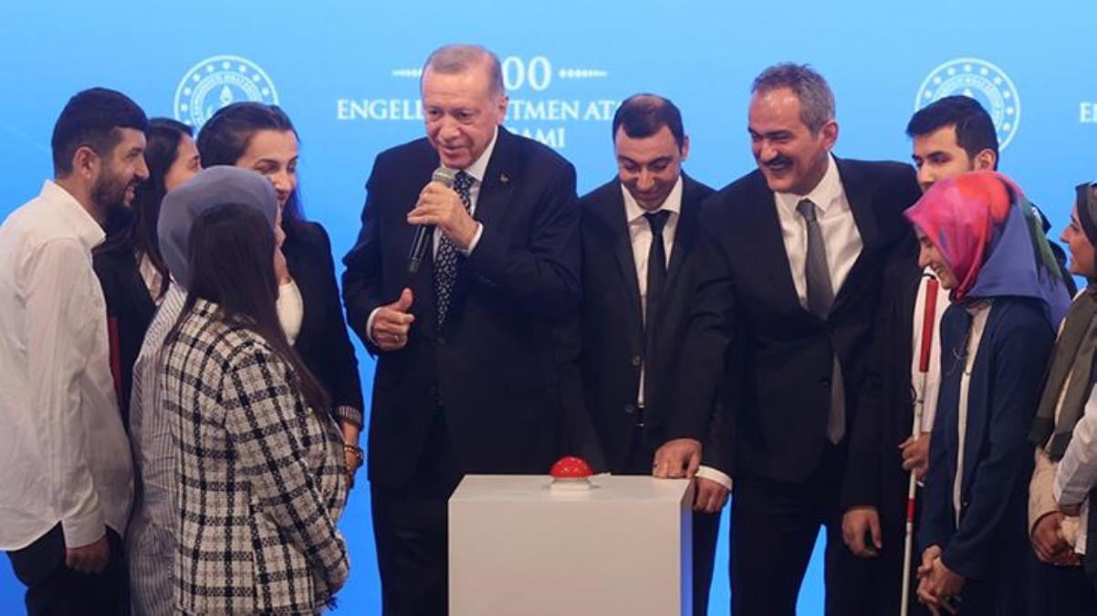 Cumhurbaşkanı Erdoğan, 3 bin 500 Engelli Öğretmen Atama Töreni’ne katıldı: Mayıs’ta 45 bin yeni öğretmen ataması yapacağız