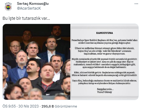 Yine ortalık karıştı! Beşiktaş'ın G.Saray'ı yendiği derbiden sonra F.Bahçe'den tepki