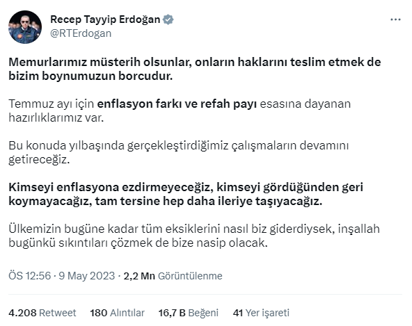 Memur zammı ne kadar olacak? Erdoğan'ın açıklamasının ardından AK Parti'den oran geldi: Yüzde 45 o dönemde de konuşulacak