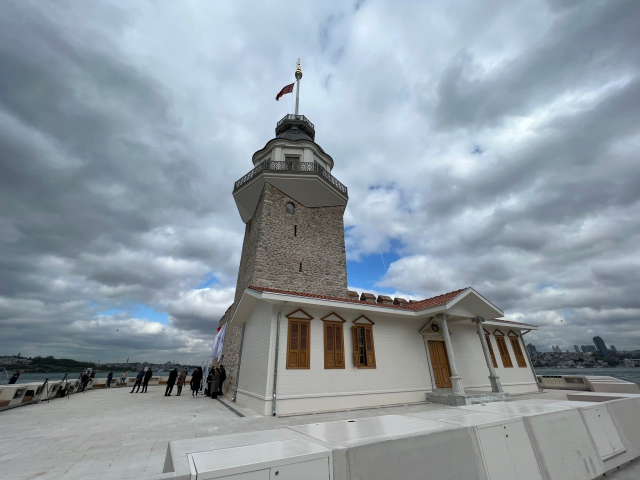 2 yıllık restorasyon süreci sona eren Kız Kulesi ziyarete açılıyor! İşte son hali