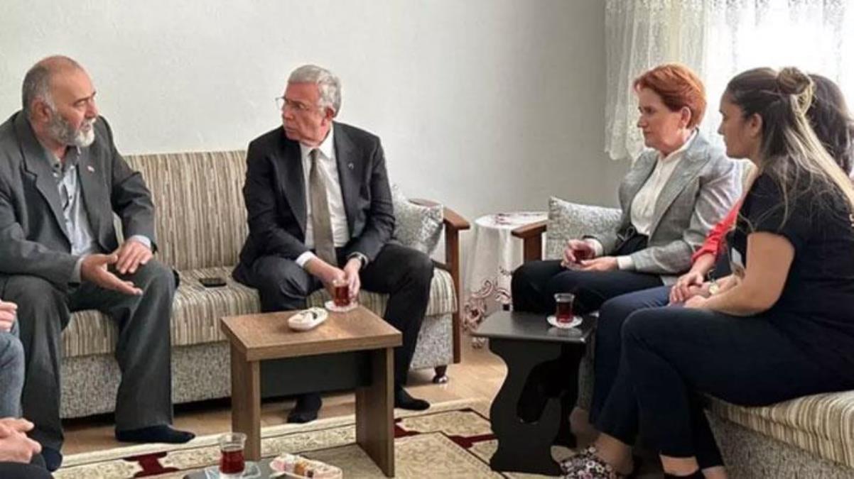 Akşener ve Yavaş’tan suikasta kurban giden Sinan Ateş’in ailesine ziyaret