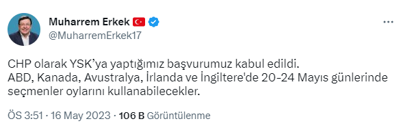 CHP ve AK Parti karara itiraz etti! YSK, 5 ülkedeki oy kullanma süresini uzattı