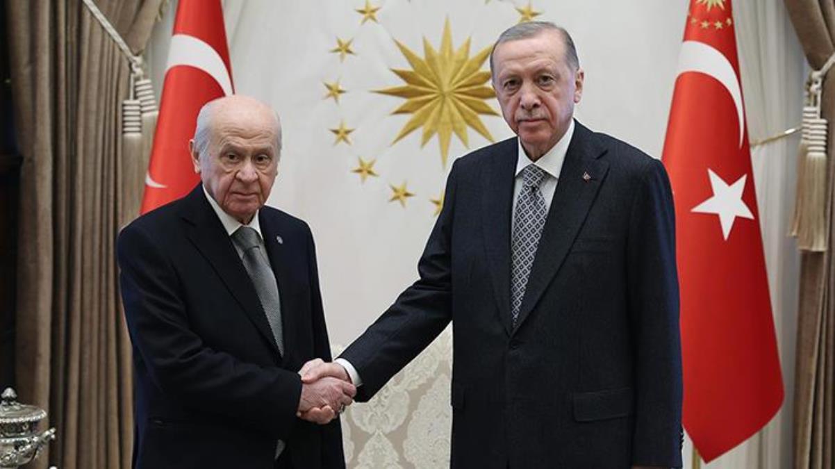Beştepe’de Erdoğan-Bahçeli görüşmesi başladı