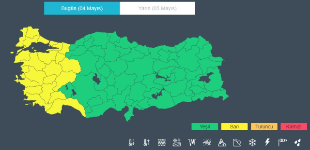 22 ile sarı kodlu uyarı! Gök gürültülü sağanak geliyor