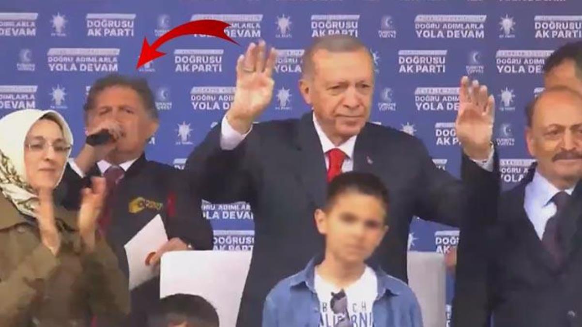 Cumhurbaşkanı Erdoğan’ın mitinginde dikkat çeken anons: İnce’ye gönül verenler, yeriniz milletin adamının yanıdır