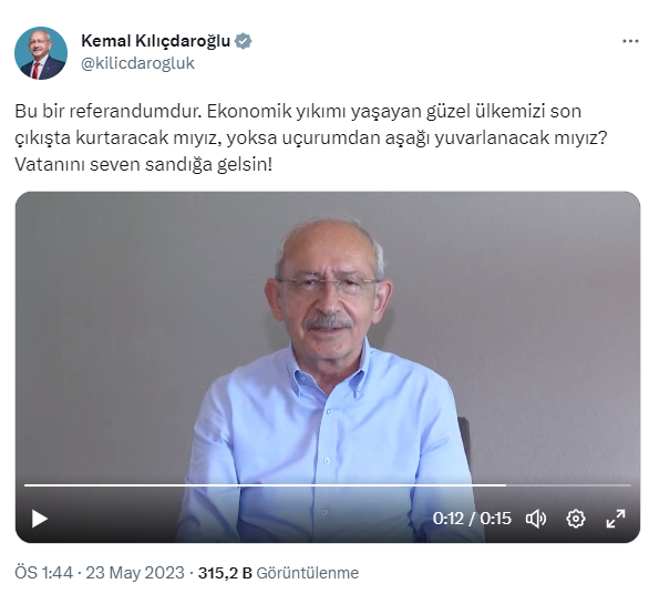 Kılıçdaroğlu'ndan yeni paylaşım: Ekonomi için karar ver, bunlar gelirse dolar 30 liraya çıkacak