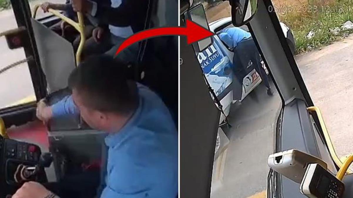 Kahraman şoförden alkışlanacak hareket! Canını hiçe sayıp kazayı böyle önledi