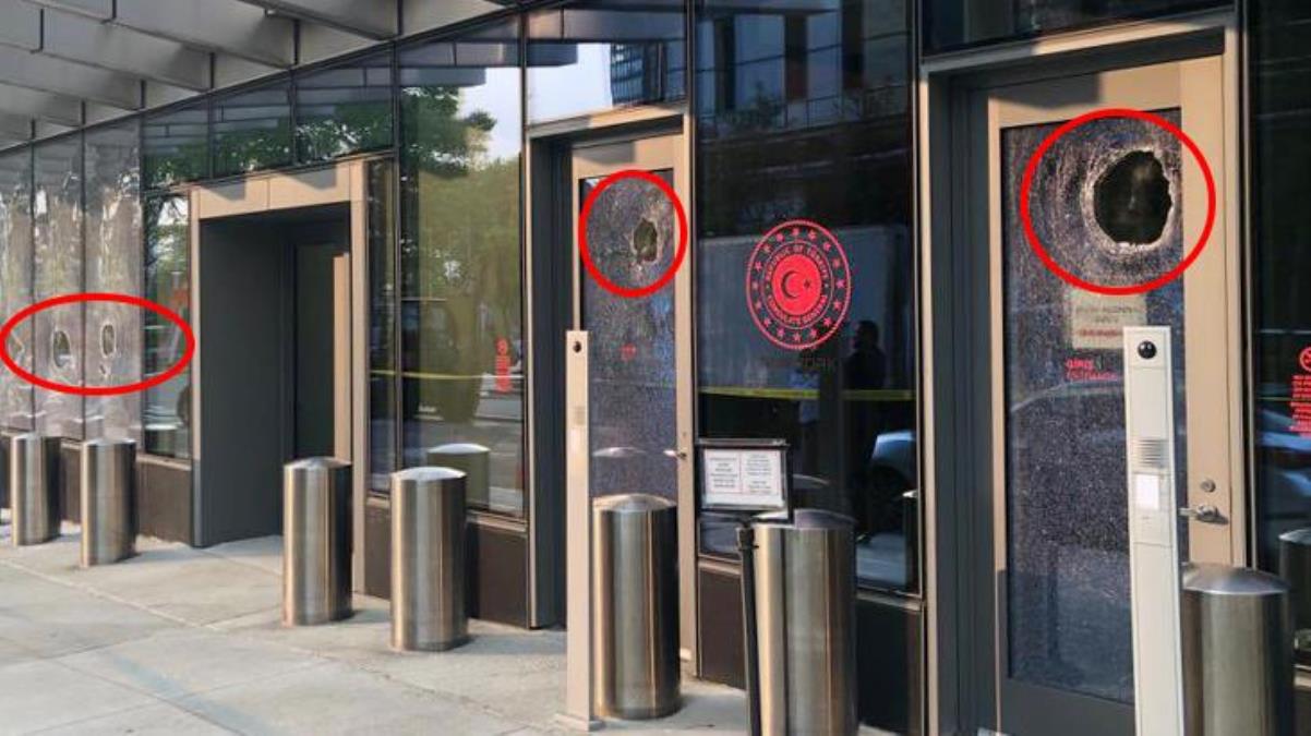 New York’ta Türkevi’ne alçak saldırı! Demir levye ile camları kırıldı