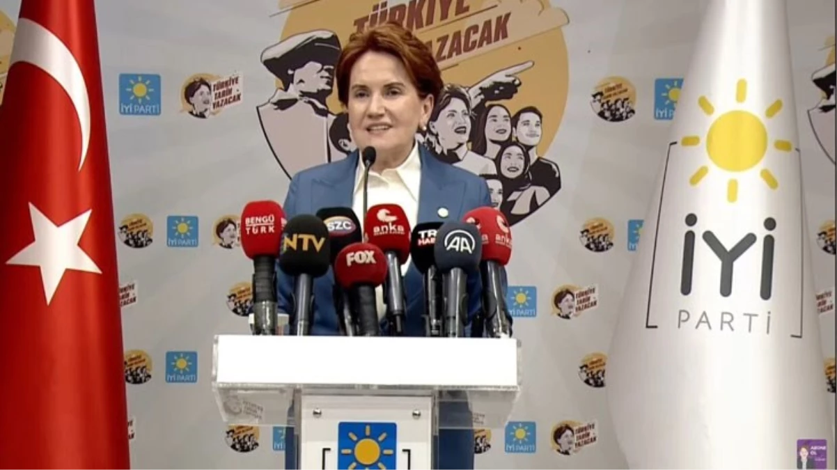 Seçim sonuçları sonrası İYİ Parti lideri Meral Akşener kameralar karşısında: Cumhurbaşkanı Erdoğan’ı tebrik ediyorum