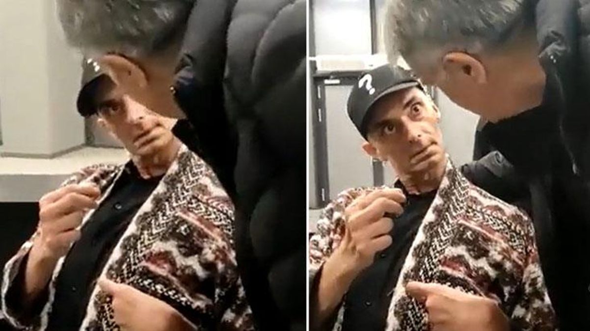 Şenol Güneş’in tekerlekli sandalyeye bağlı yaşayan Ersen Martin’e sorduğu soru sonrası yaşananlar duygulandırdı