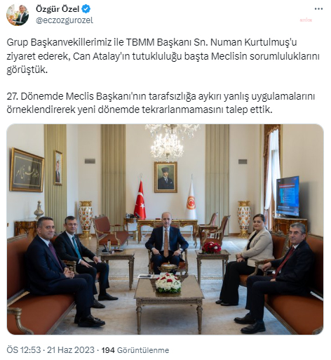 TBMM Başkanı Kurtulmuş'un CHP'den 2 ricası: Anayasa ve içtüzük değişikliğini beraber yapalım