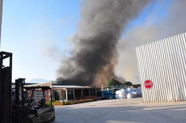 Manisa'da dev tesiste çıkan yangın 19 saat sonra kontrol altına alındı