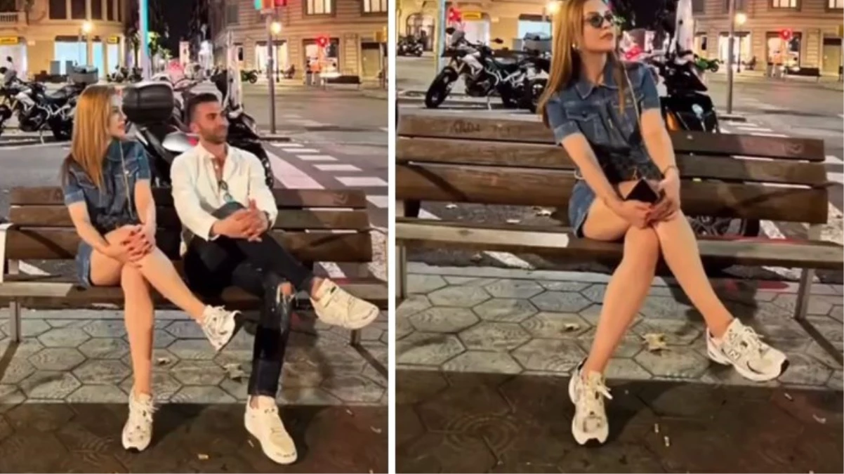 Milli futbolcu ve eşi, ‘Arda Turan bankı’nda poz verdi! O esnada bir de aforizma patlattılar