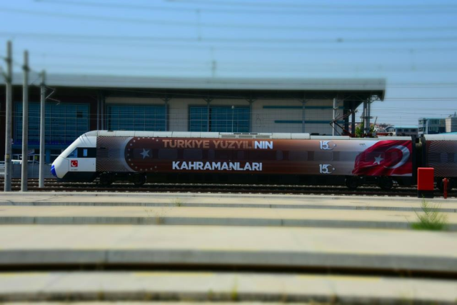 Türkiye Yüzyılı temalı 15 Temmuz treni Ankara'dan yola çıktı