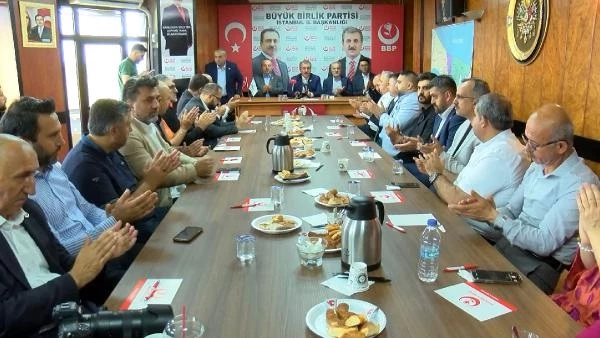 BBP Genel Başkanı Destici: Kimin mal varlığı fazlaysa o daha fazla vergi ödemeli