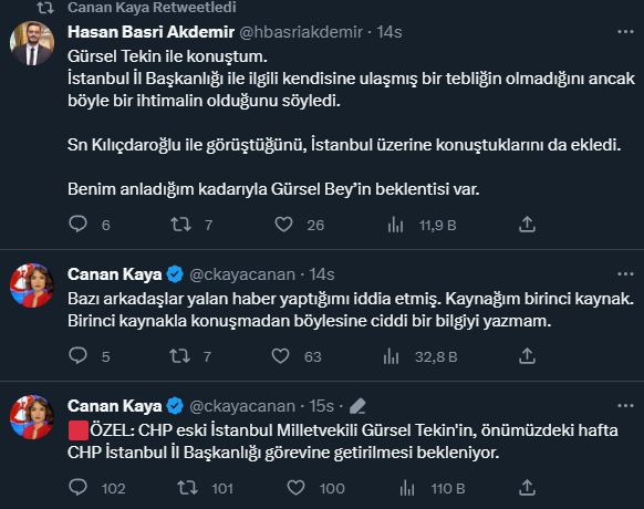 Canan Kaftancıoğlu görevden alınıyor mu? Gürsel Tekin iddiası CHP'de bomba etkisi yarattı