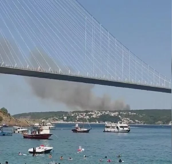 Beykoz'da orman yangını! Havadan ve karadan müdahale ediliyor