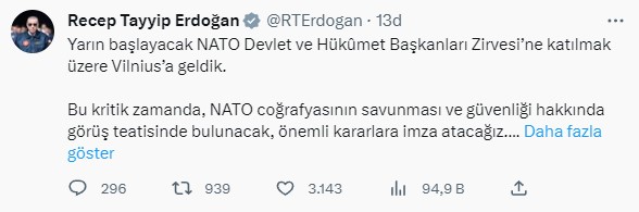 Litvanya'ya ayak basan Cumhurbaşkanı Erdoğan'dan jet mesaj: AB'de önümüzü açın