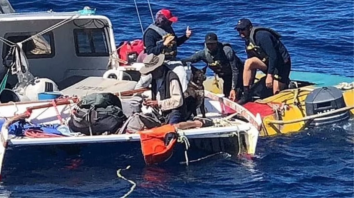 Köpeğiyle Pasifik Okyanusu’nda kaybolan balıkçı 2 ay sonra bulundu