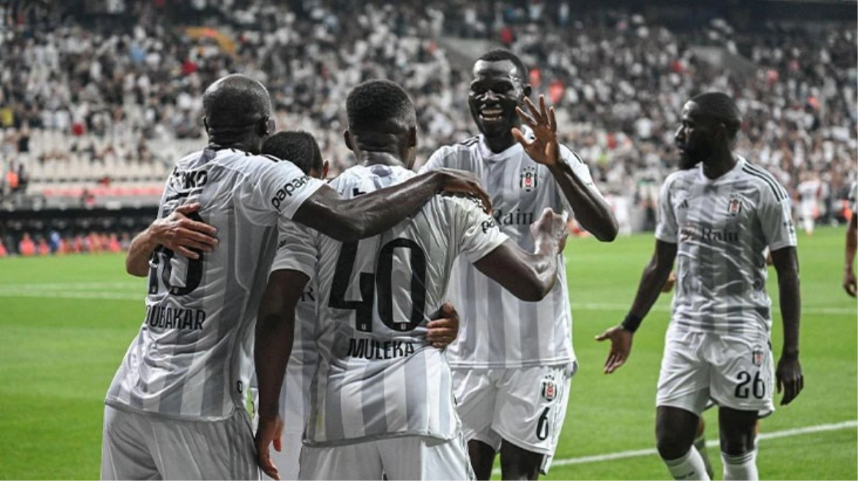 UEFA Konferans Ligi 2. ön eleme turu ilk maçında Beşiktaş, Tirana’yı 3-1 mağlup etti