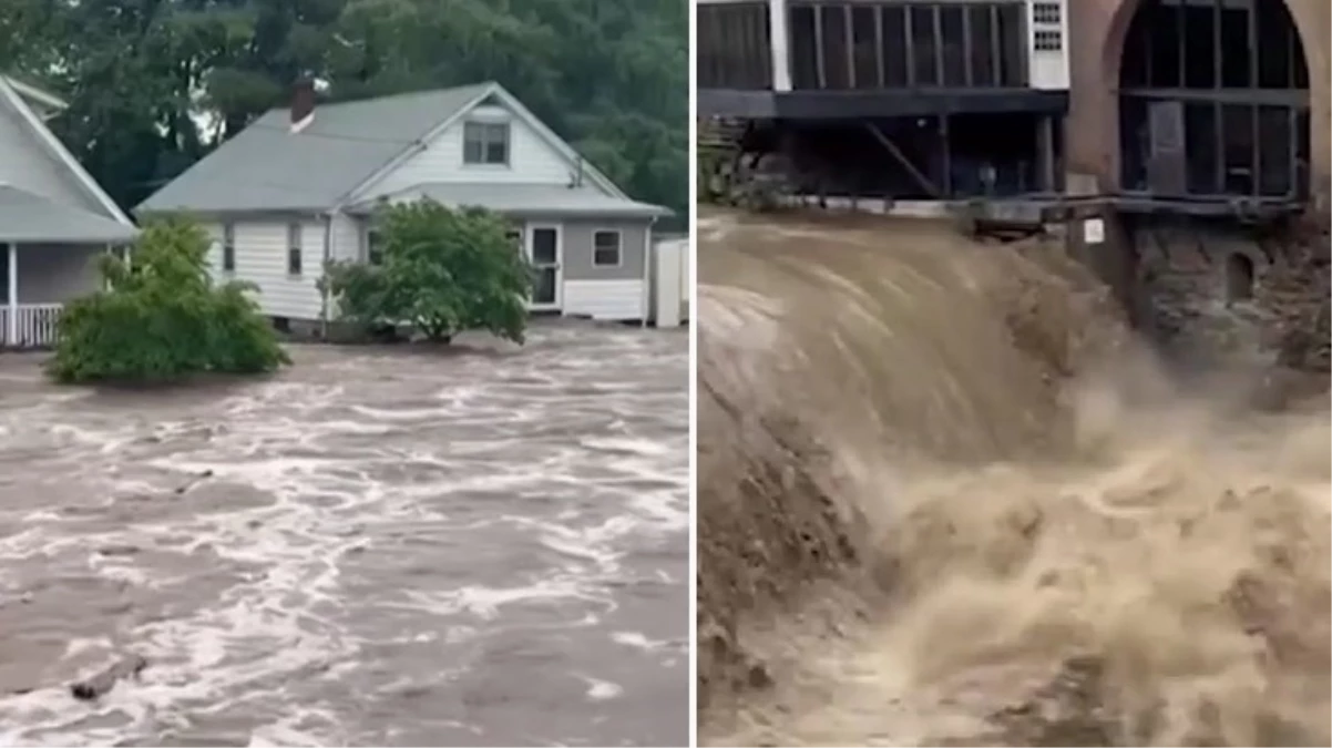 ABD’nin New York ve New England eyaletlerini sel yıktı geçti