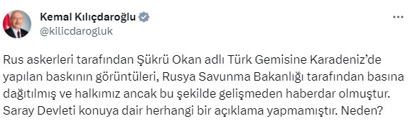 Kılıçdaroğlu'nun 