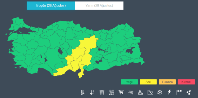 Bunaltan sıcaklara veda! Meteoroloji'den 8 kentimiz için 