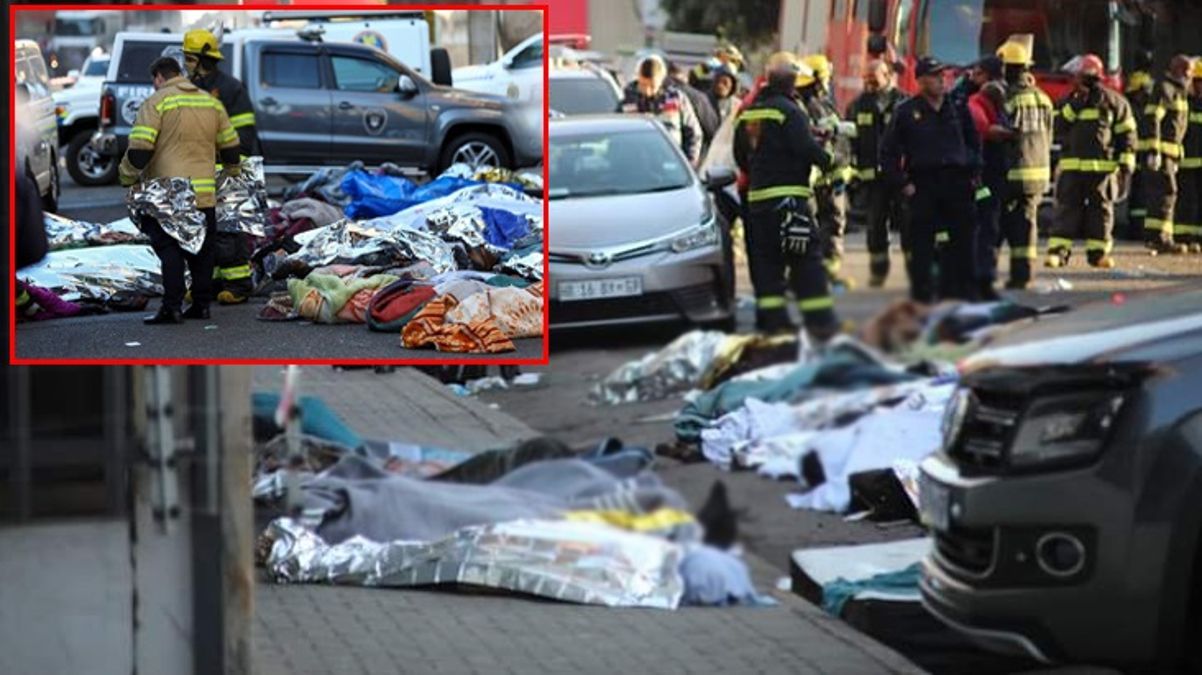 Johannesburg’ta yangın faciası! 1’i bebek 63 kişi öldü, çok sayıda kişi yaralandı