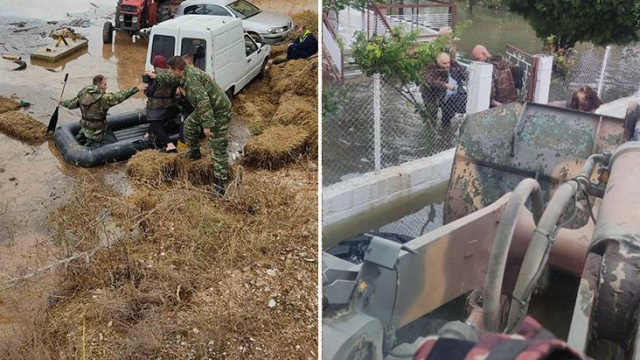 Yunanistan'daki selde can kaybı 4'e yükseldi! Çatılarda hala kurtarılmayı bekleyenler var