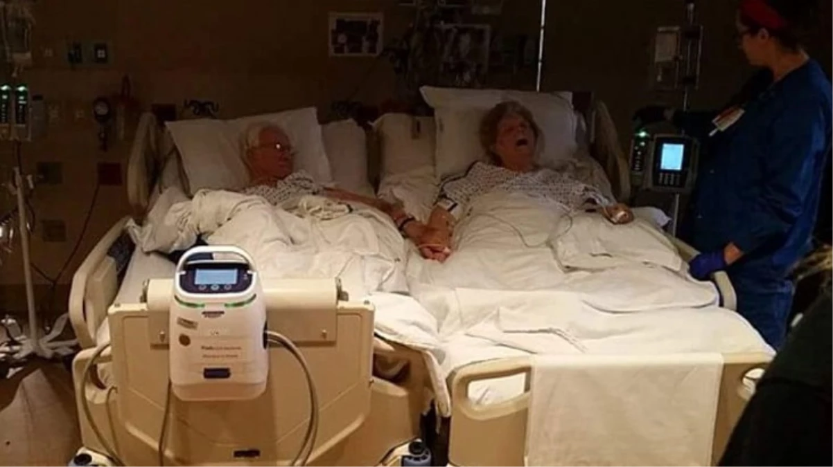 64 yıllık çift hastane yatağında el ele tutuşarak birkaç saat arayla öldü